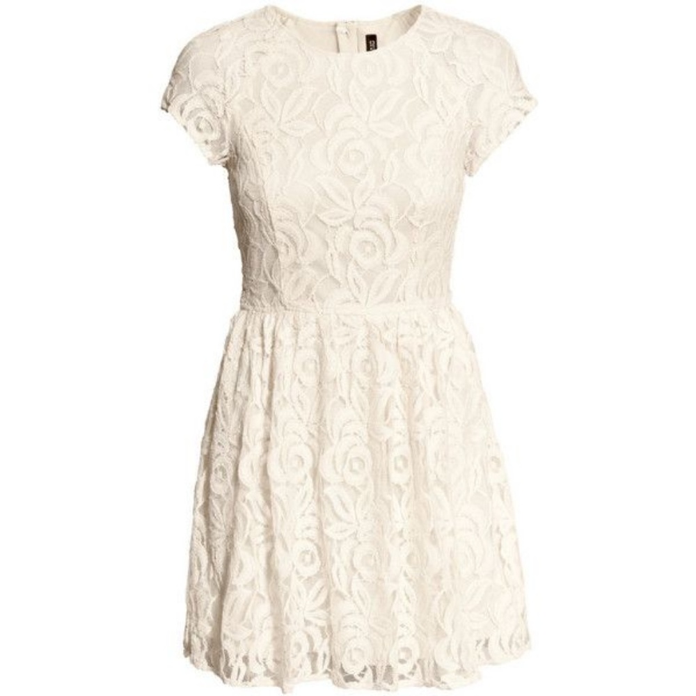 H&M Beige Lace dress